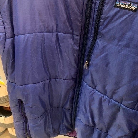 Patagonia Rare Vintage 1993 Das Parka Cobalt Blue Purple  Puffer Coat M - Picture 13 of 15